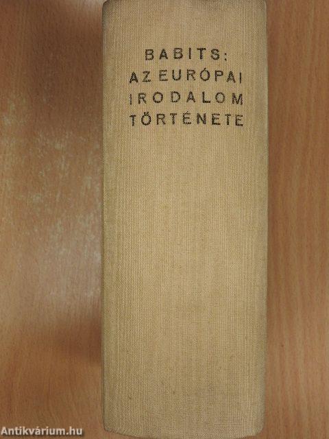 Az európai irodalom története