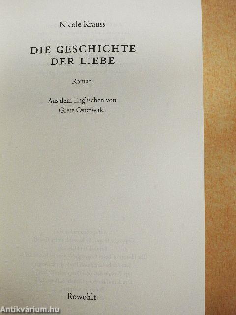Die Geschichte der Liebe