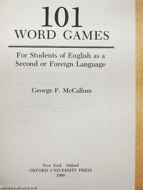 101 word games