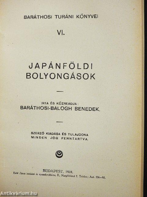 Baráthosi turáni könyvei I-VI. (töredék)