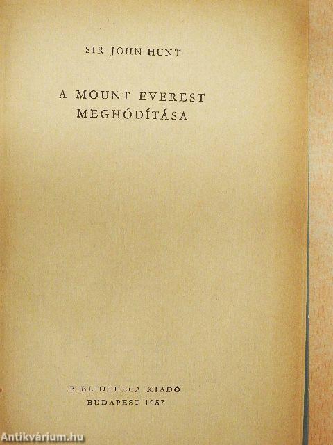 A Mount Everest meghódítása