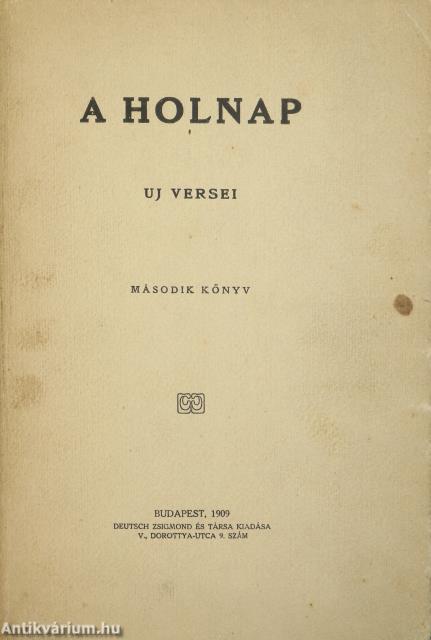 A holnap (dedikált példány)