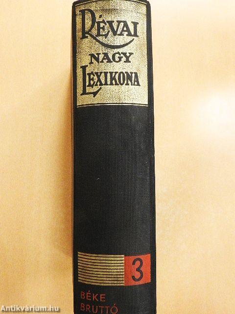 Révai nagy lexikona 3. (töredék)