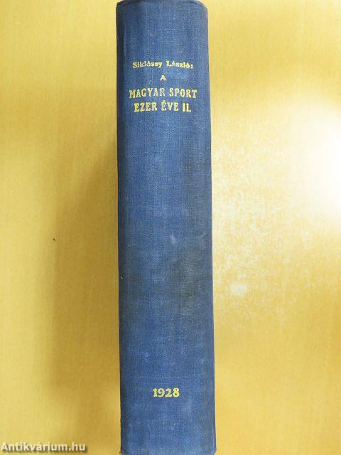 A magyar sport ezer éve II. (töredék)