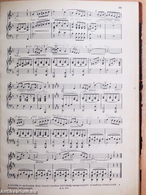 Elméleti és gyakorlati énekiskola IV/a.