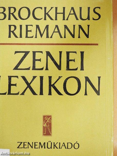 Zenei Lexikon 1-3.