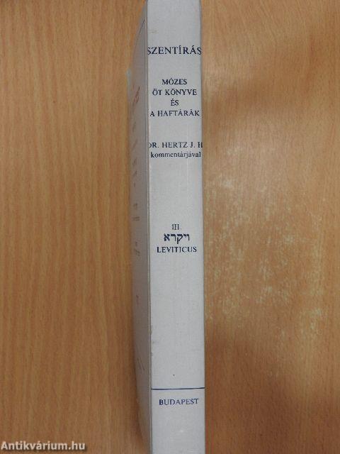 Mózes öt könyve és a haftárák III.