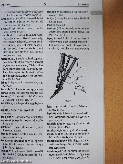 Kis magyar tájszótár