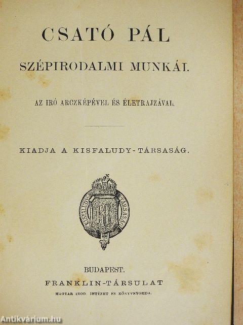 Csató Pál szépirodalmi munkái