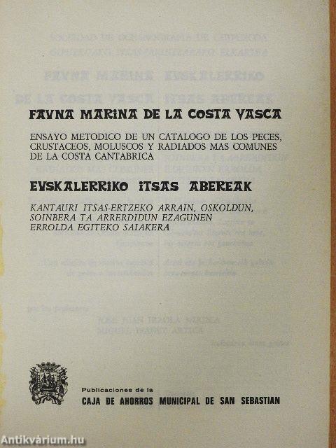 Favna Marina de la Costa Vasca