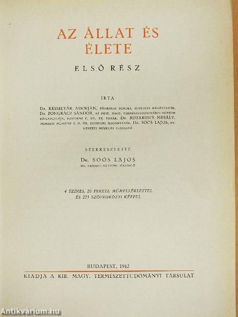 Az állat és élete I-II.