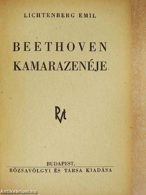 Beethoven kamarazenéje