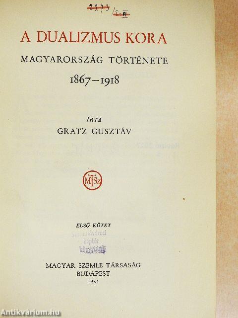 A dualizmus kora I. (töredék)