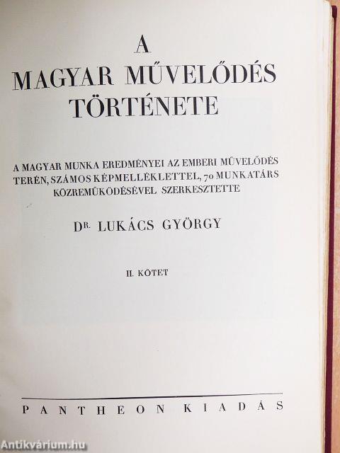 A magyar művelődés története I-II.