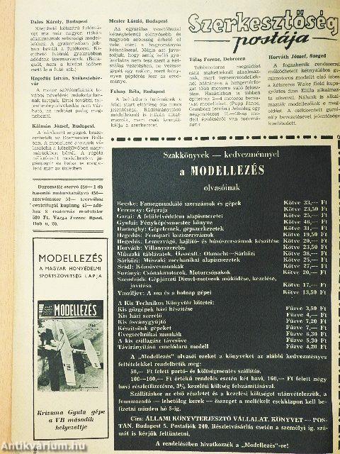 Modellezés 1964. augusztus