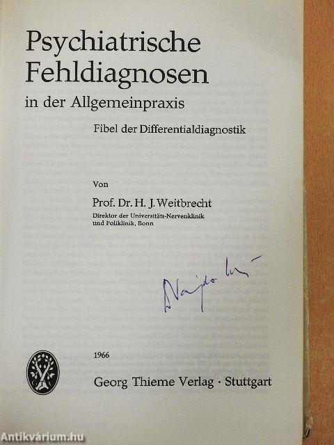 Psychiatrische Fehldiagnosen in der Allgemeinpraxis