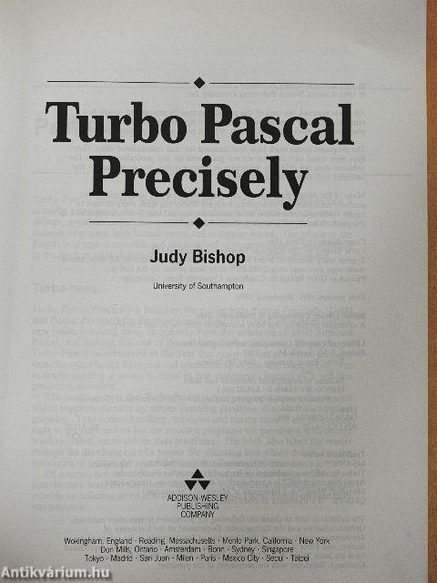 Turbo Pascal Precisely