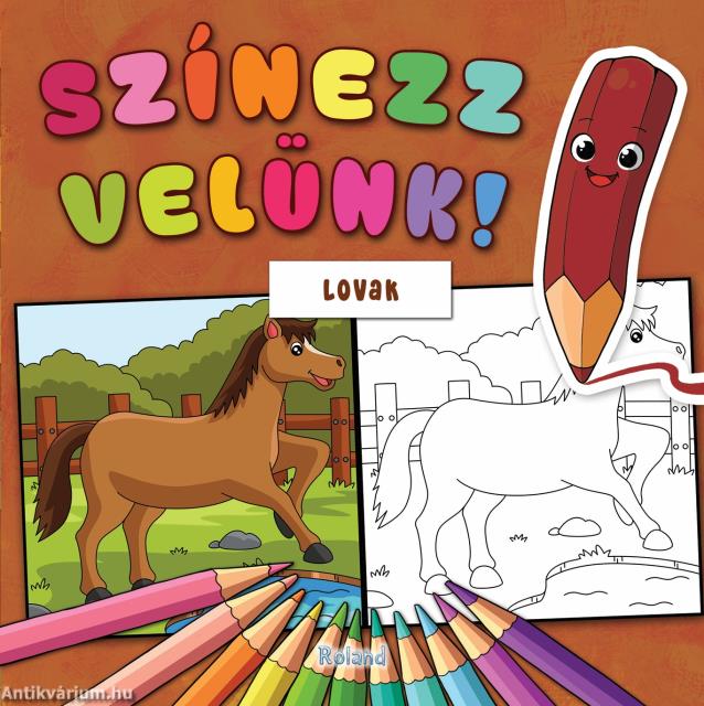 Színezz velünk! Lovak