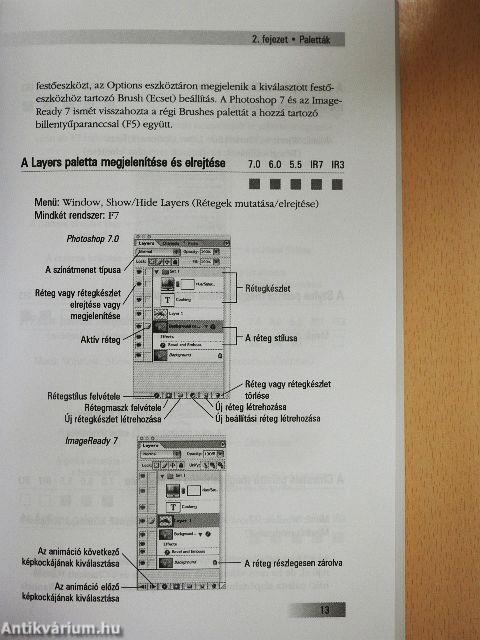 Photoshop 7 parancsok
