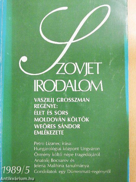 Szovjet Irodalom 1989/5.