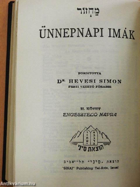Ünnepnapi imák I-II.