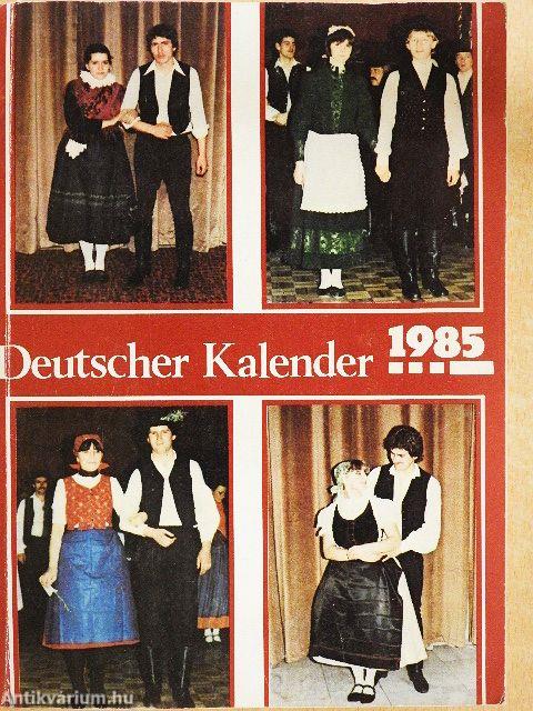 Deutscher Kalender 1985.