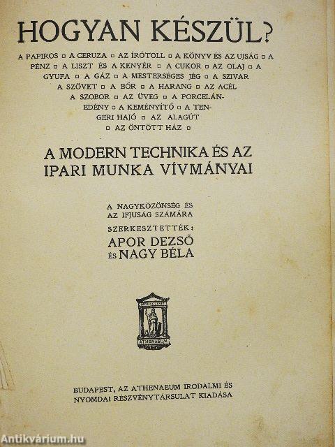 Hogyan készül? (rossz állapotú)