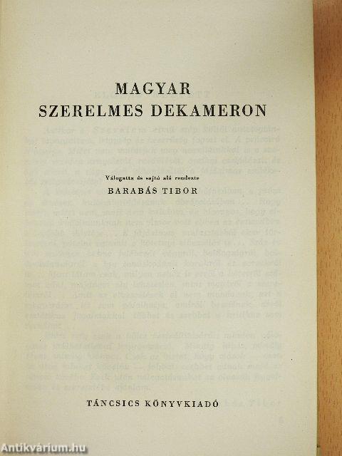 Magyar szerelmes Dekameron