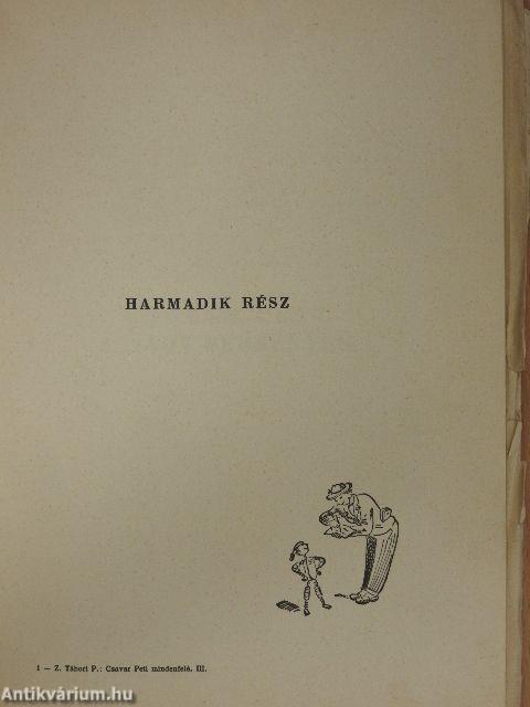 Csavar Peti mindenfelé I-IV. (rossz állapotú)