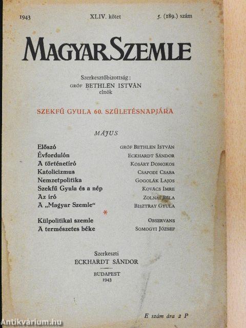 Magyar Szemle 1943. május