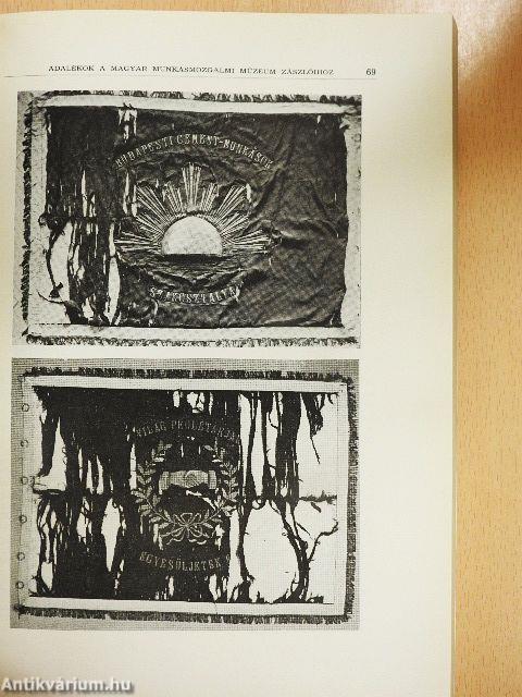 A Magyar Munkásmozgalmi Múzeum évkönyve 1971-1972