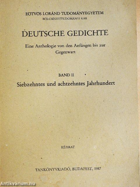 Deutsche Gedichte II.