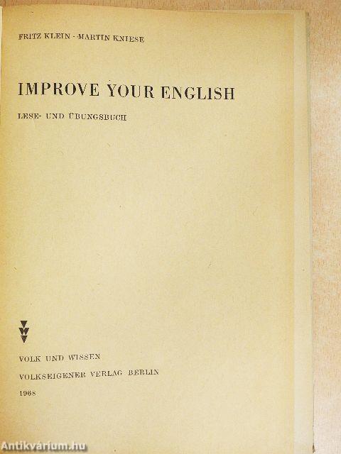 Improve Your English