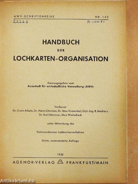 Handbuch der Lochkarten-Organisation