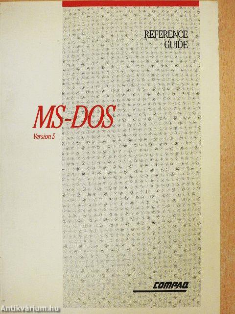 MS-DOS Version 5