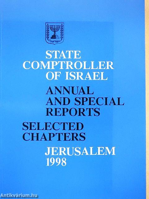 State Comptroller of Israel IV.