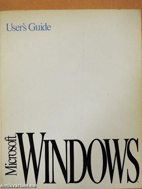 Microsoft Windows Version 3.1 User's Guide
