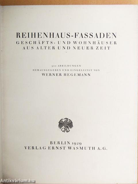 Reihenhaus-Fassaden