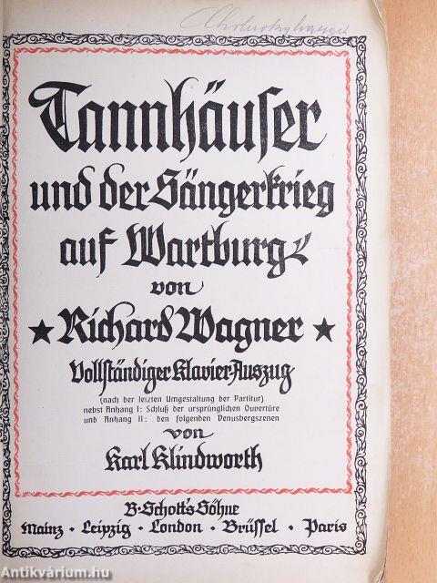 Tannhäuser und der Sängerkrieg auf Wartburg