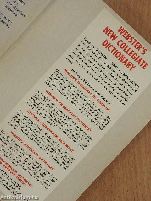 Webster's New Collegiate Dictionary