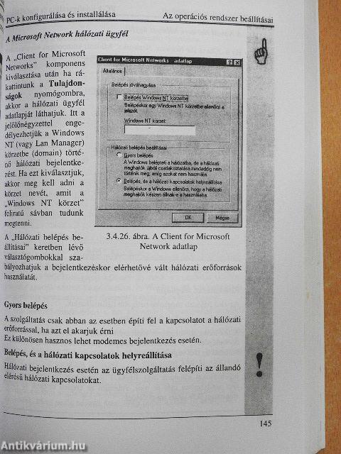 PC-k konfigurálása és installálása - A szoftver