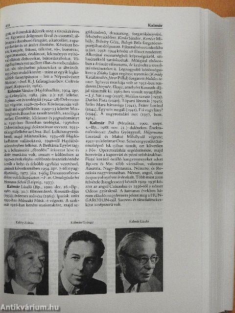 Magyar Életrajzi Lexikon IV.