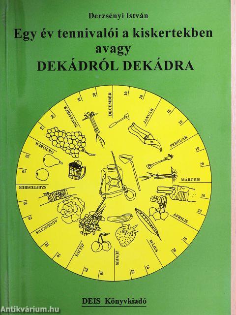 Egy év tennivalói a kiskertekben avagy dekádról dekádra