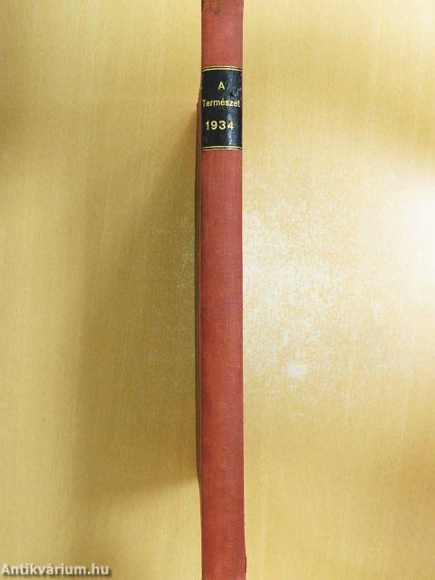 A Természet 1934. január-december