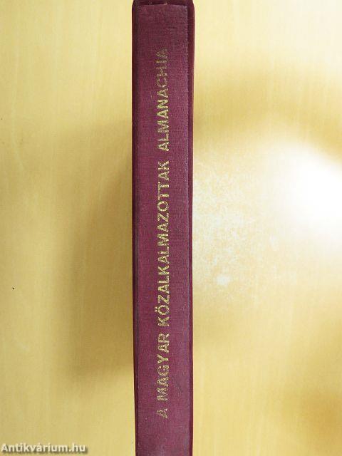 A Magyar Közalkalmazottak Almanachja 1937.