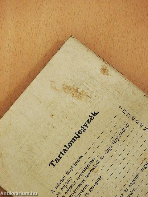 Müvészi fényképezés (rossz állapotú)