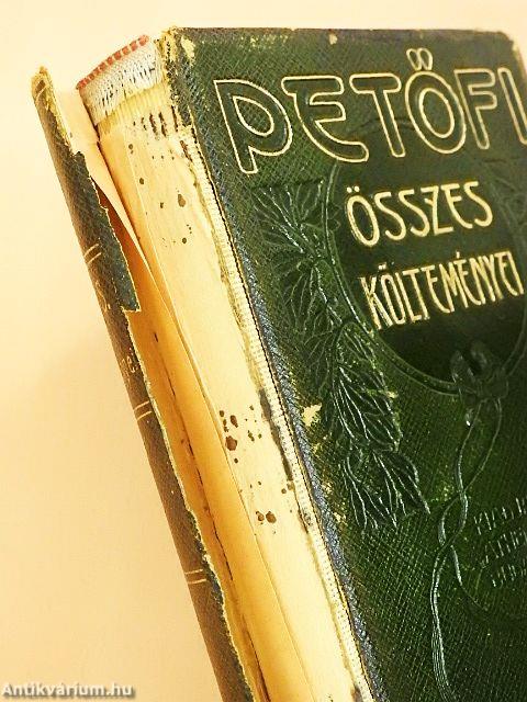 Petőfi Sándor összes költeményei I-IV. (rossz állapotú)