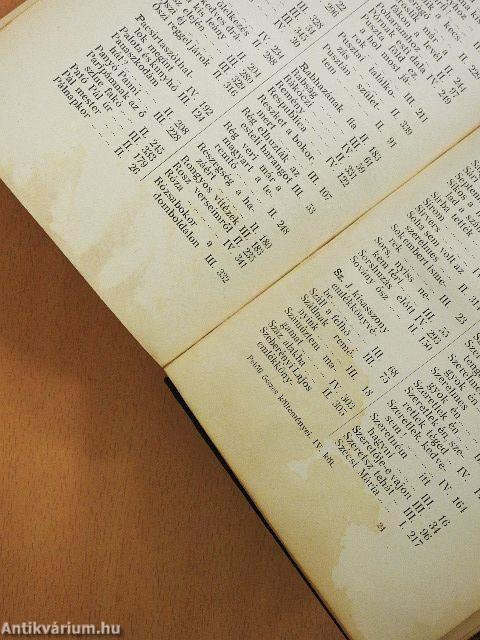 Petőfi Sándor összes költeményei I-IV. (rossz állapotú)