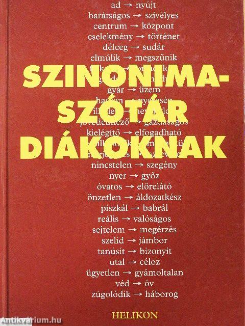 Szinonimaszótár diákoknak
