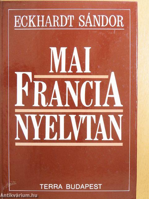 Mai francia nyelvtan